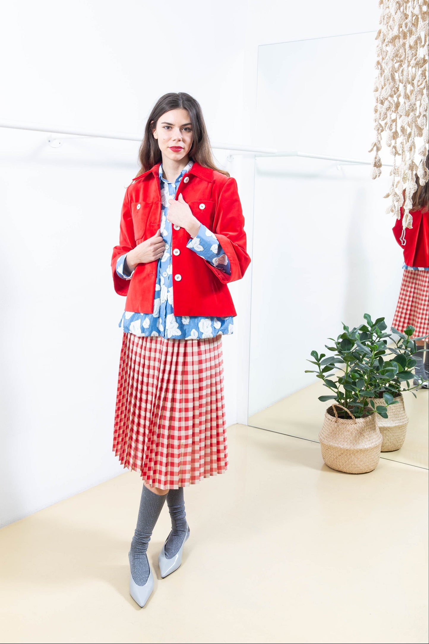 Red Velvet Jacket