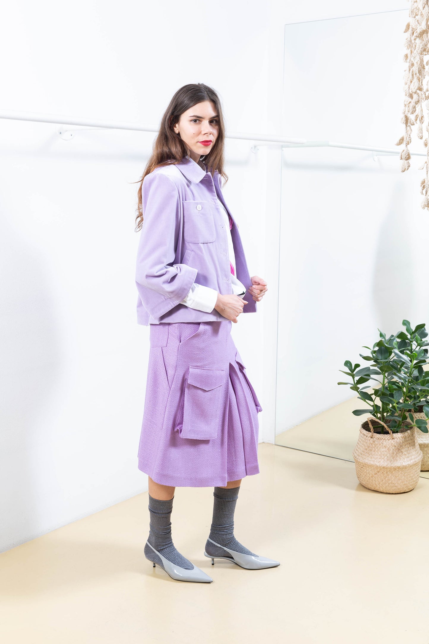 Lavender Velvet Jacket