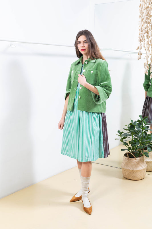 Green Velvet Jacket